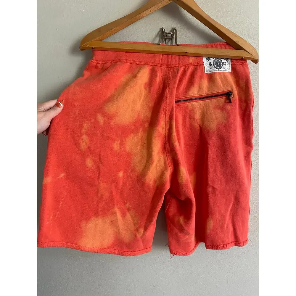 PRPS coral bleached sweat shorts men’s size M